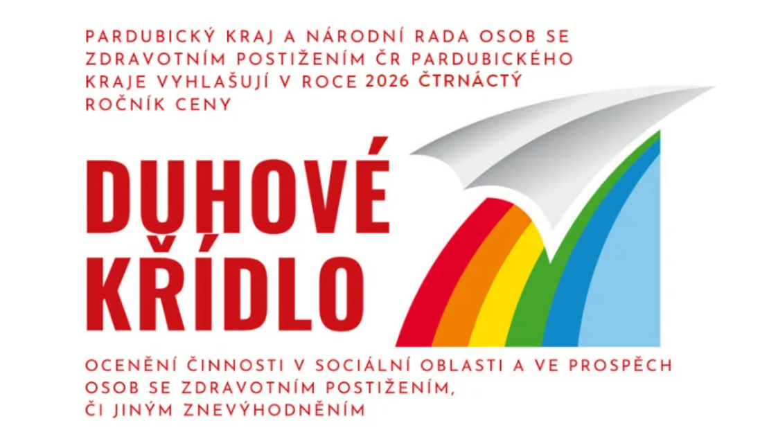 Duhové křídlo 2026: Nominujte osobnosti, které pomáhají lidem se zdravotním postižením