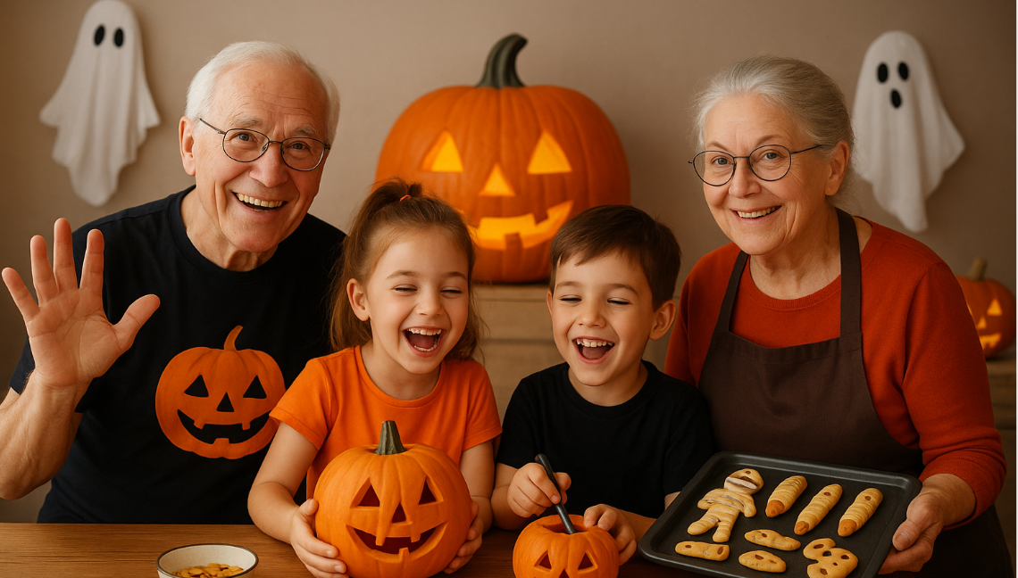 Dýně, duchové a spousta legrace: Jak si užít kouzlo Halloweenu s vnoučaty