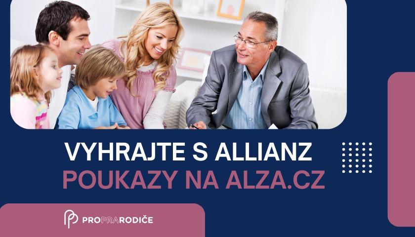 Pojištění Allianz s možností vyhrát poukazy na Alza.cz