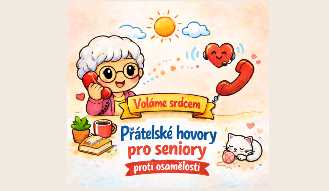 Přátelské hovory pro seniory – pravidelné telefonáty proti osamělosti