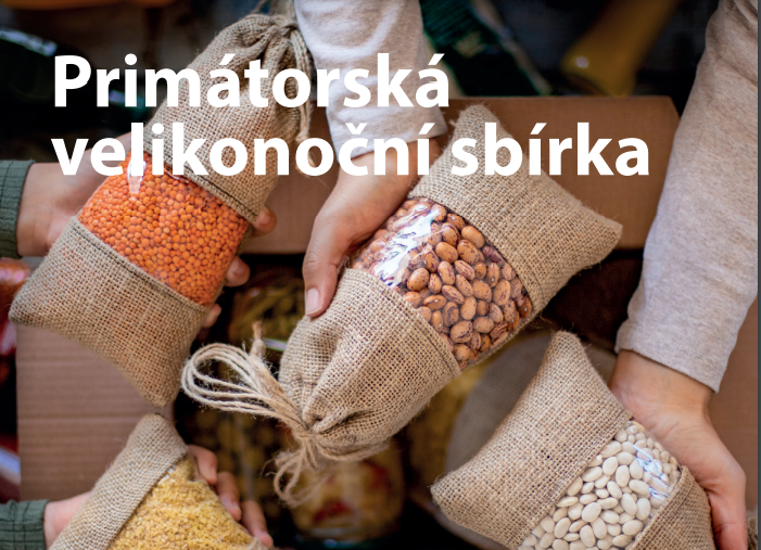 Primátorská sbírka potravin pomůže potřebným nově také v období velikonočních svátků