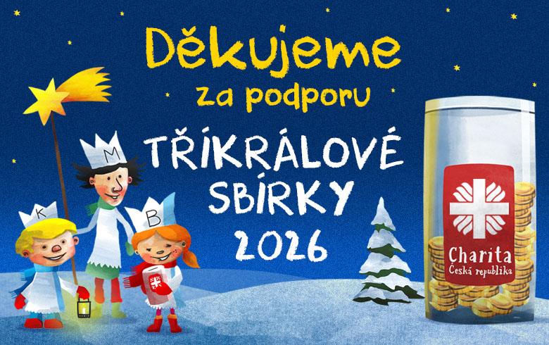 Tříkrálová sbírka 2026. Děkujeme!