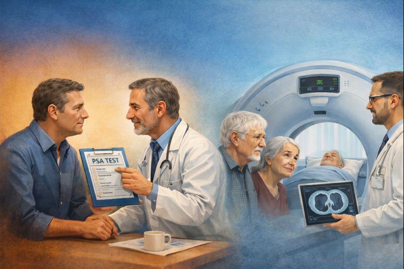 Ilustrační obrázek - screening seniorů