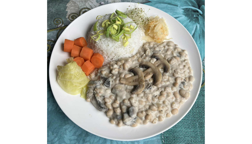 Seitan na houbách