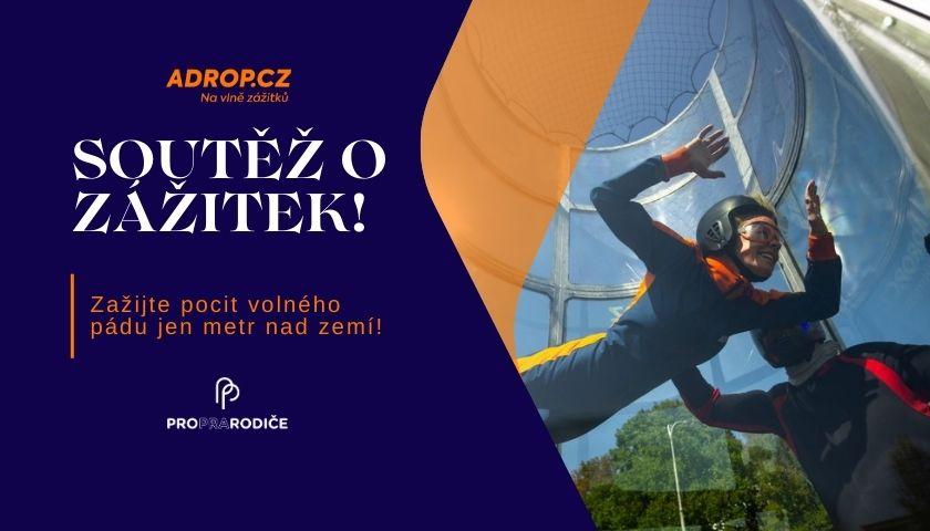 Soutěž o nezapomenutelný zážitek: Zažijte volný pád!