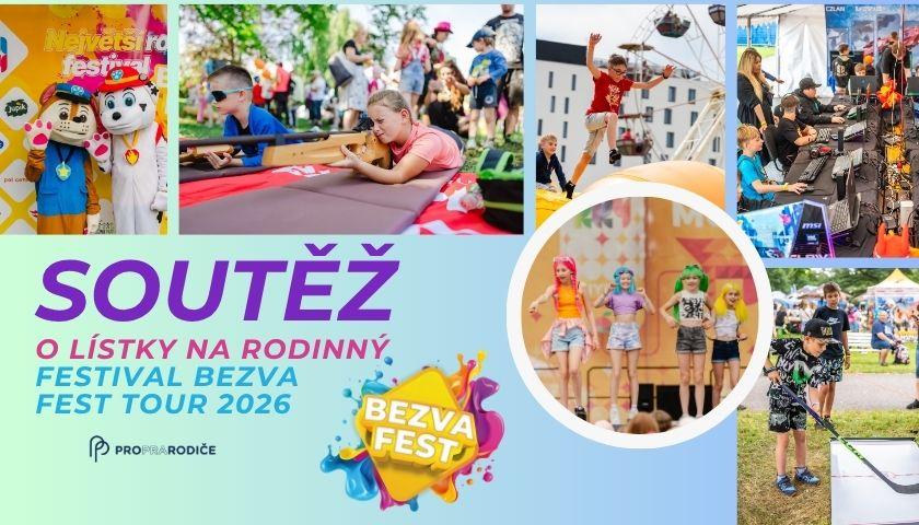 Soutěž s Bezva partou o rodinné vstupné na největší festival zábavy skončila