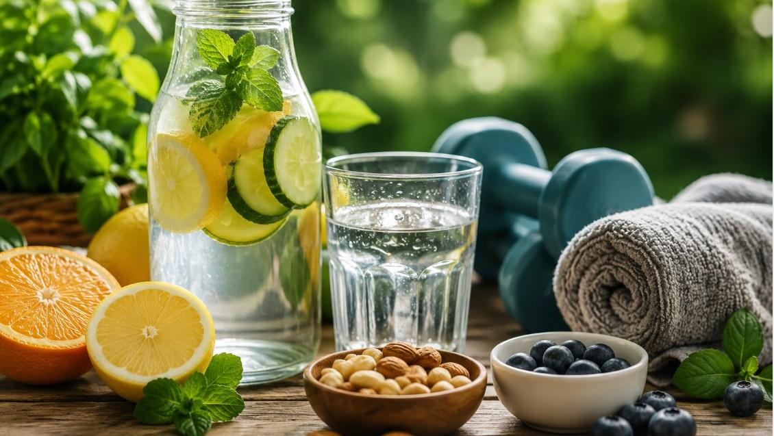 V létě nestačí jen pít. Jak správně doplnit tekutiny, minerály a vitaminy