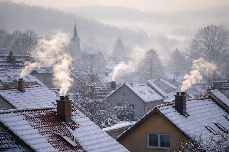 Inverzní počasí v zimním období