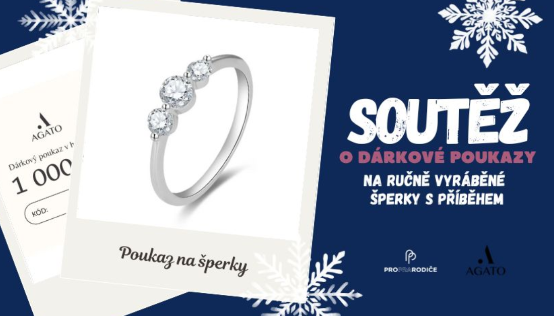 Vánoční soutěž o poukazy na třpytivé dárky od Agato.cz skončila
