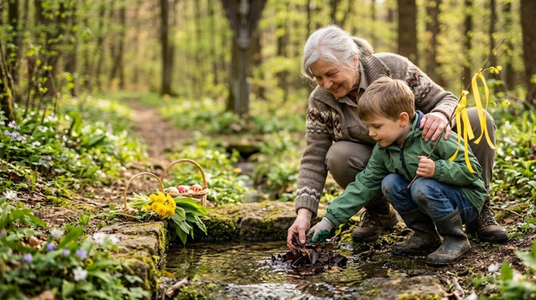 Velikonoční výprava s vnoučaty: Objevte kouzlo zapomenutých studánek