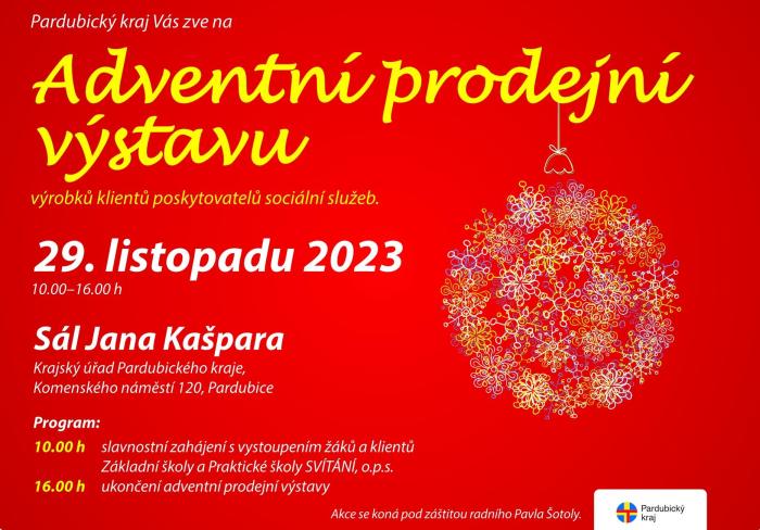 Adventní prodejní výstava v Pardubicích
