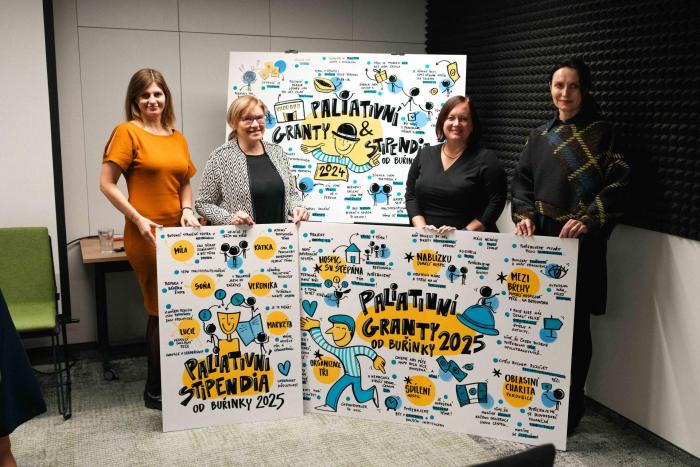 Buřinka spustila třetí ročník grantů a stipendií na podporu domácí paliativní péče