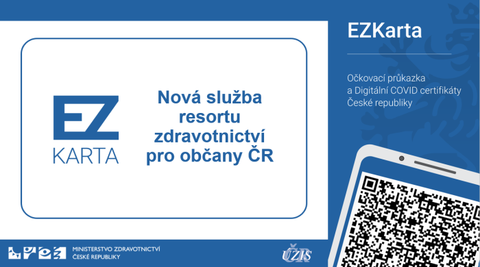 Ministerstvo zdravotnictví ve spolupráci s DIA ČR a ÚZIS ČR představuje novou aplikaci EZKarta