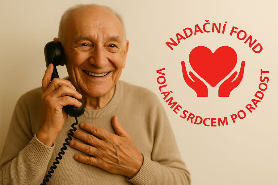 Nadační fond Voláme Srdcem pro radost: pomáháme, aby nikdo nezůstal sám
